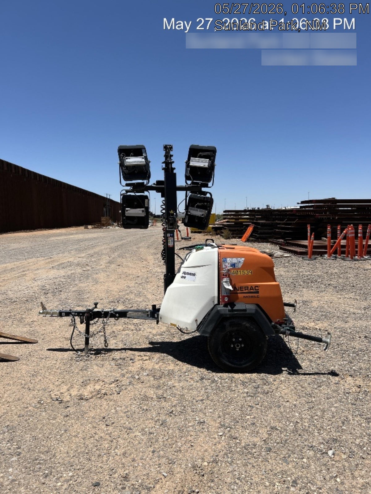 2024 Generac MLT2 Diesel, Flex Switch 120V Input, Powerzone Controller, 
(4) 320W LED Lights, 4kW Generator, 39.9 Gal Fuel Tank, 2" Ball, T3