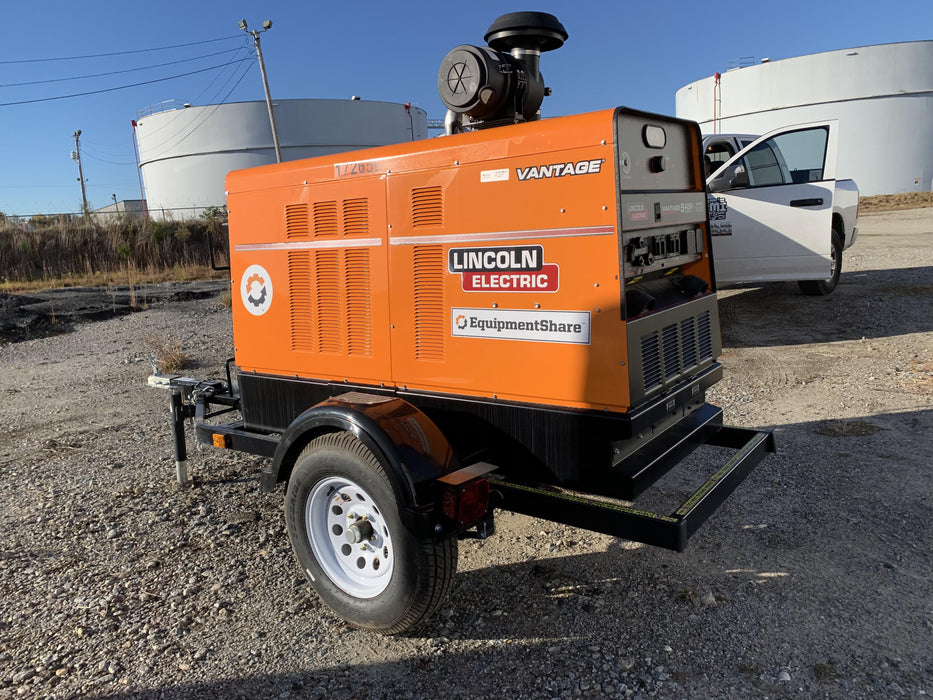 2021 Lincoln Electric Vantage 549X Ready Pak 3, ORANGE (includes trailer, cable rack, fender light kit)