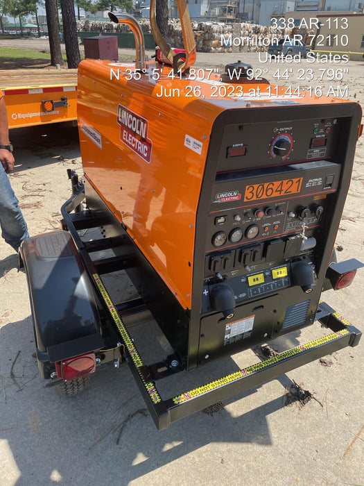 2023 Lincoln Electric LE400 Kubota V1505, Trlr, Cable Rack, Light Kit, ES Decals, T3