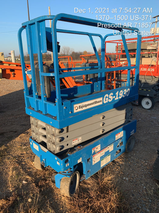 2018 Genie GS-1930 Genie GS-1930 Scissor Lift w/Standard Options