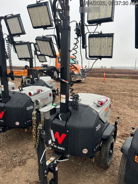 2024 Wacker Neuson LTT4 Diesel, Kohler KDW702, Deep Sea Controller, Auto Start, LED 320W, Bypass Outlet, T3