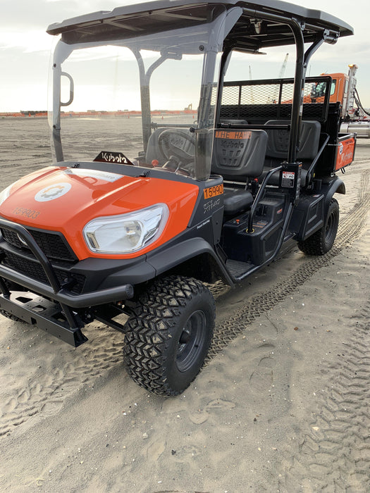 2021 Kubota RTV-X1140W-H Plastic Canopy, Windshield Acrylic Clear, LED Strobe Light, Wire Harness Kit, Back up Alarm