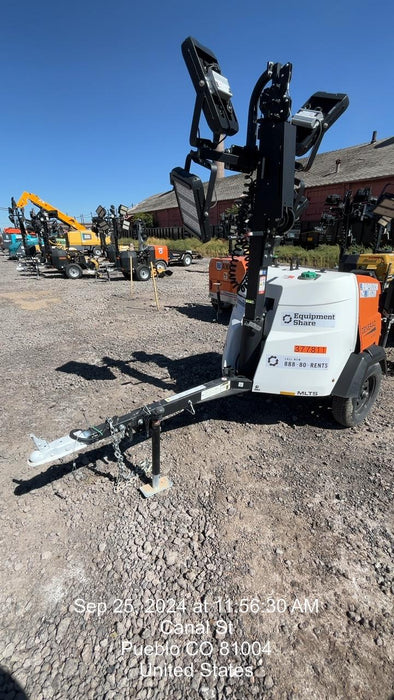 2023 Generac MLT2 Diesel, Flex Switch 120V Input, Powerzone Controller, 
(4) 320W LED Lights, 4kW Generator, 39.9 Gal Fuel Tank, 2" Ball, T3