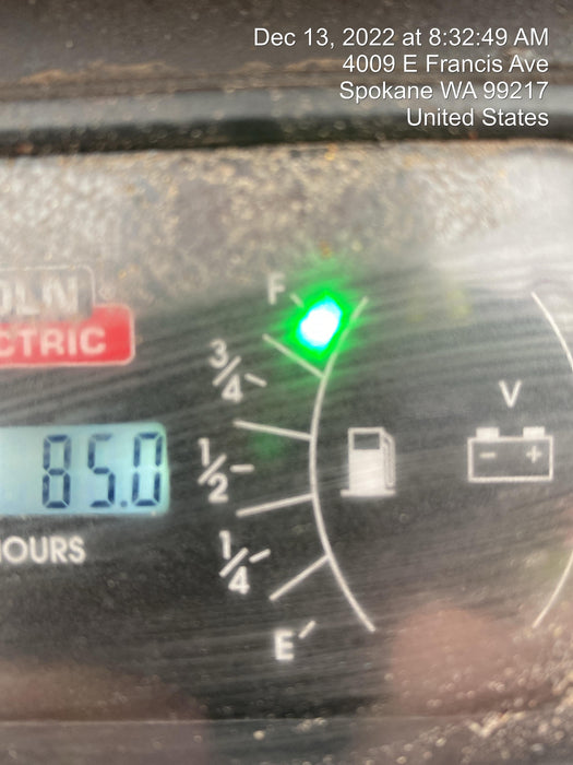 2021 Lincoln Electric Vantage 322 Vantage 322 Ready Pak 3 w/ Decals, ORANGE (includes trailer, cable rack, fender light kit) NO Telematics