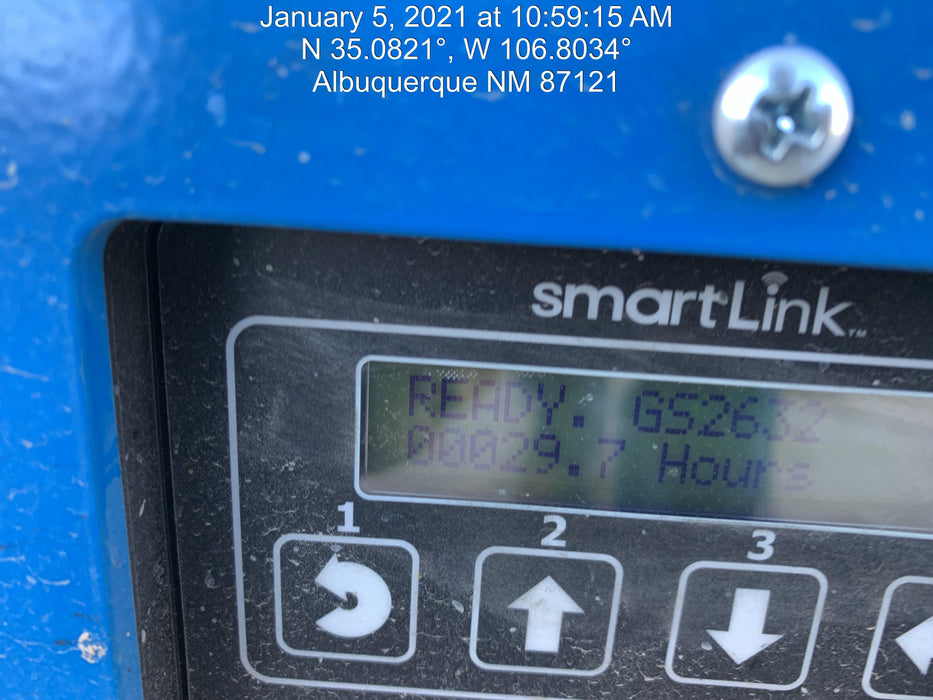 2020 Genie GS-2632 Solid NM Tires, Folding Rails with Half-Height Swing Gate, Beacon