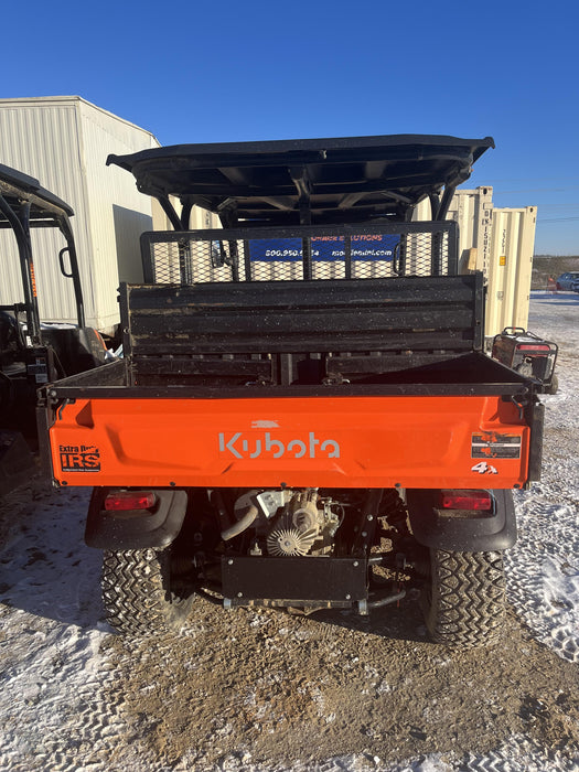 2022 Kubota RTV-X1140W-H Plastic Canopy, Windshield Acrylic Clear, LED Strobe Light, Wire Harness Kit, Back up Alarm