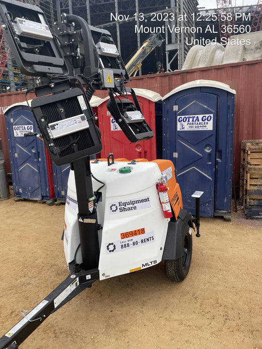 2023 Generac MLT2 Diesel, Flex Switch 120V Input, Powerzone Controller, 
(4) 320W LED Lights, 4kW Generator, 39.9 Gal Fuel Tank, 2" Ball, T3