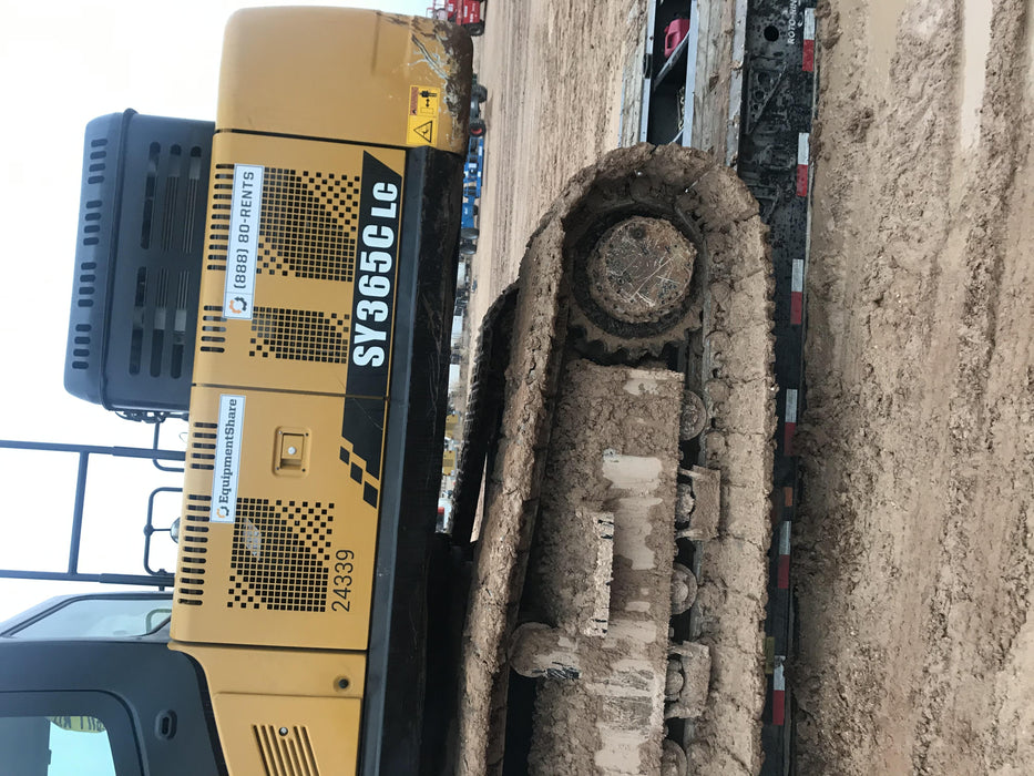 2019 Sany SY365C LC Sany SY365 Tier 4 - Cab, Hydraulic QC, Buckets: 48", Hydraulic Hammer 8,000lb impact class