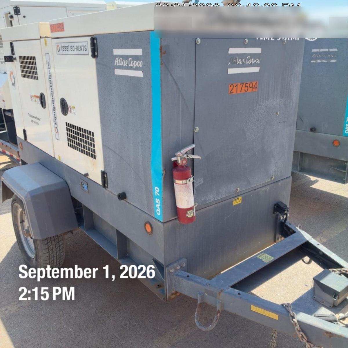 2022 ATLAS COPCO QAS 70