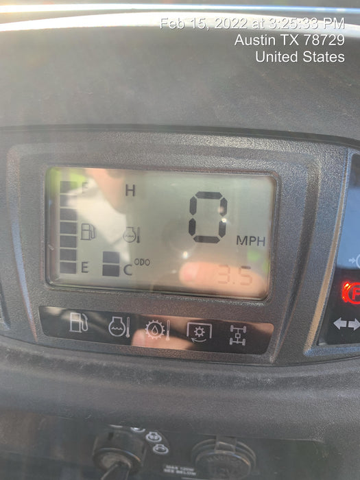 2022 Kubota RTV-X1140W-H Plastic Canopy, Windshield Acrylic Clear, LED Strobe Light, Wire Harness Kit, Back up Alarm