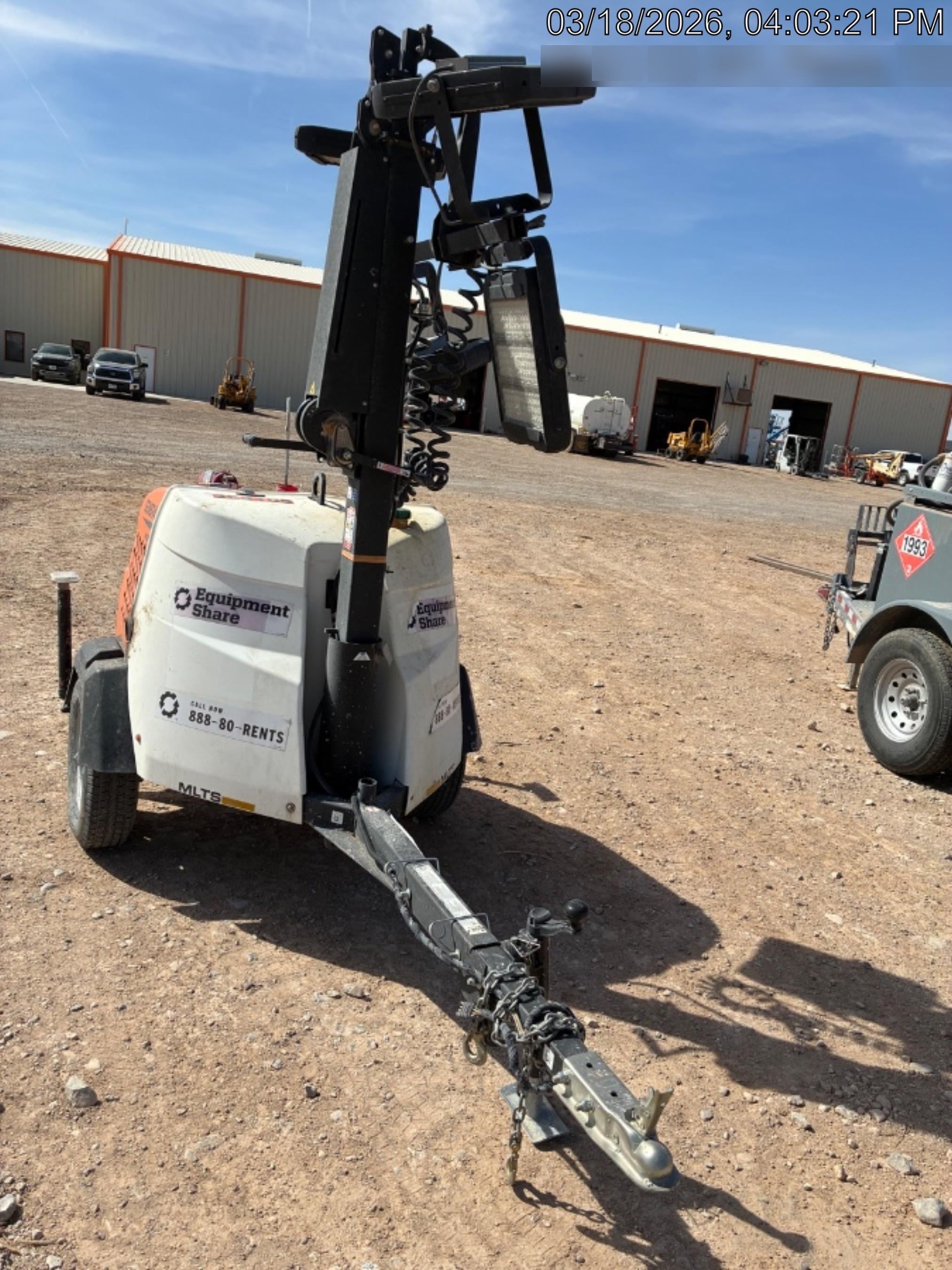 2023 Generac MLT2 Diesel, Flex Switch 120V Input, Powerzone Controller, (4) 320W LED Lights, 4kW Generator, 39.9 Gal Fuel Tank, 2" Ball, T3