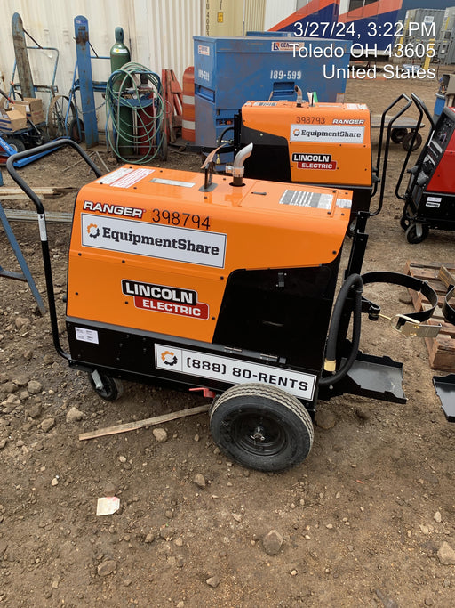 2024 Lincoln Electric Ranger 305 LPG Ranger 305 LPG, Undercarriage, Tank Holder & Strap, 10kw AC Gen, 25hp Kohler LPG Eng