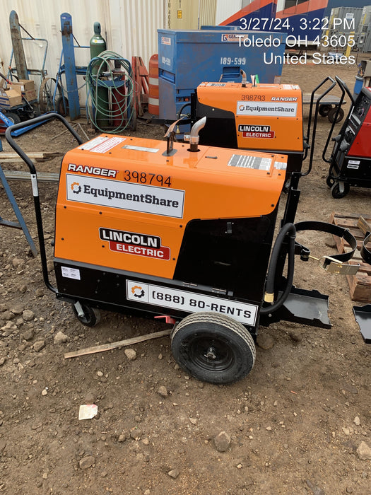 2024 Lincoln Electric Ranger 305 LPG Ranger 305 LPG, Undercarriage, Tank Holder & Strap, 10kw AC Gen, 25hp Kohler LPG Eng