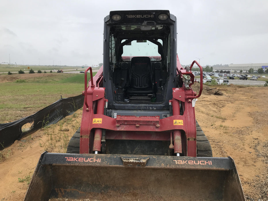 2019 Takeuchi TL12V2C Cab/Heat/AC, Back-up Alarm, Hydraulic QC w/80" HD Tooth Bucket