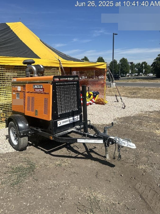 2021 Lincoln Electric Vantage 549X Ready Pak 3, ORANGE (includes trailer, cable rack, fender light kit)