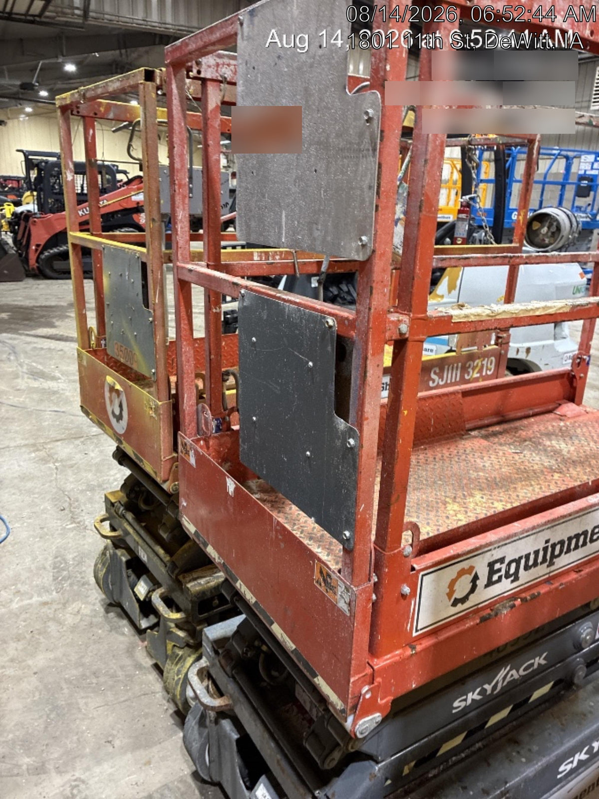 2019 Skyjack SJIII-3219 Standard Options, Trojan Batteries
