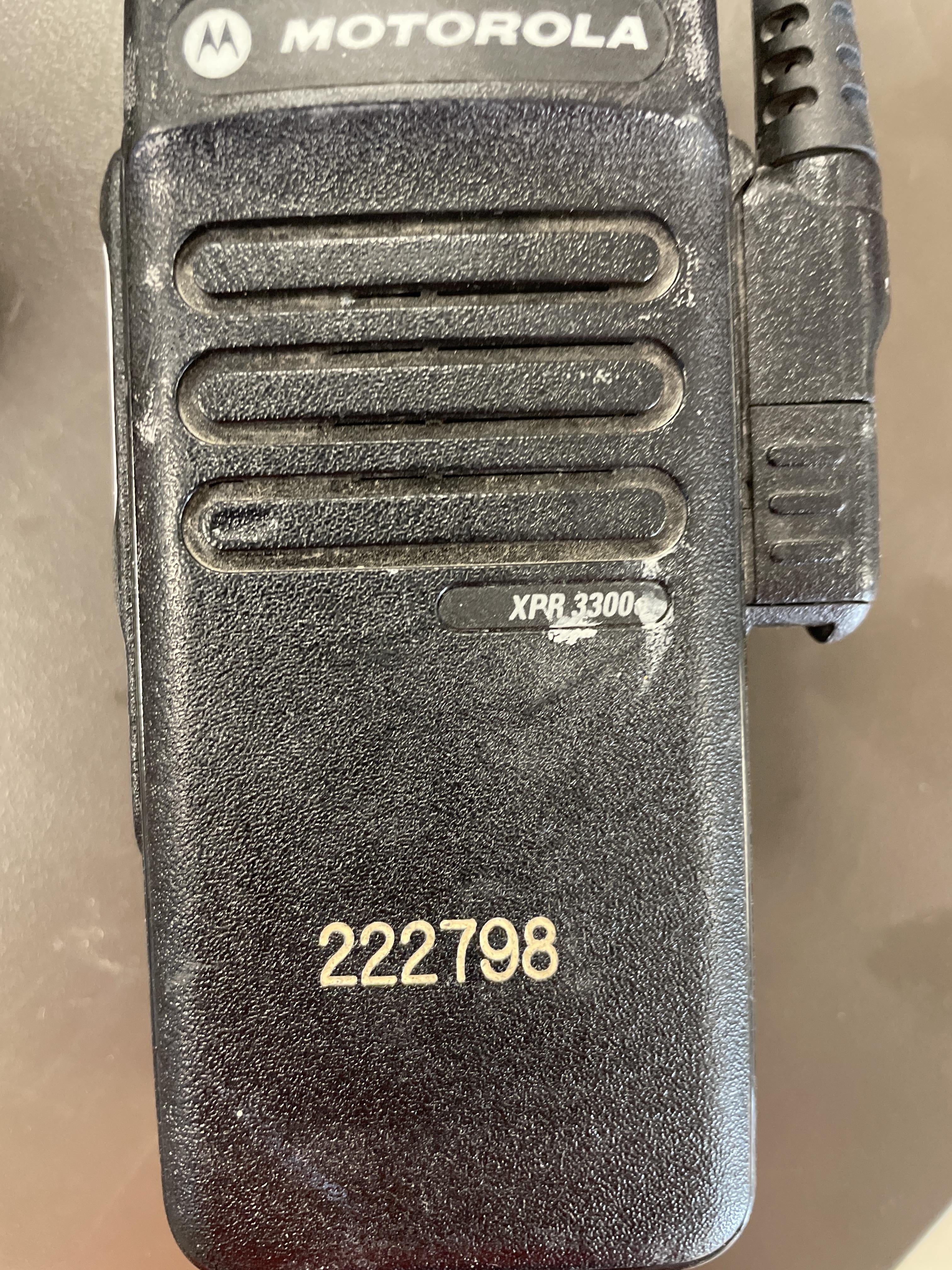 2022 MOTOROLA XPR3300E