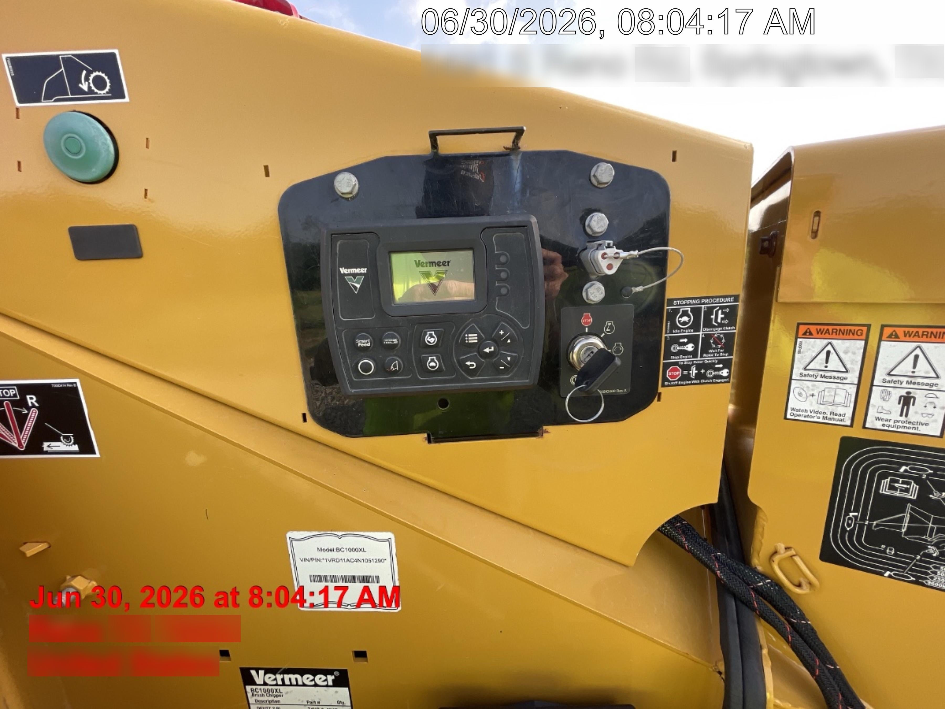 2022 VERMEER BC1000XL Diesel