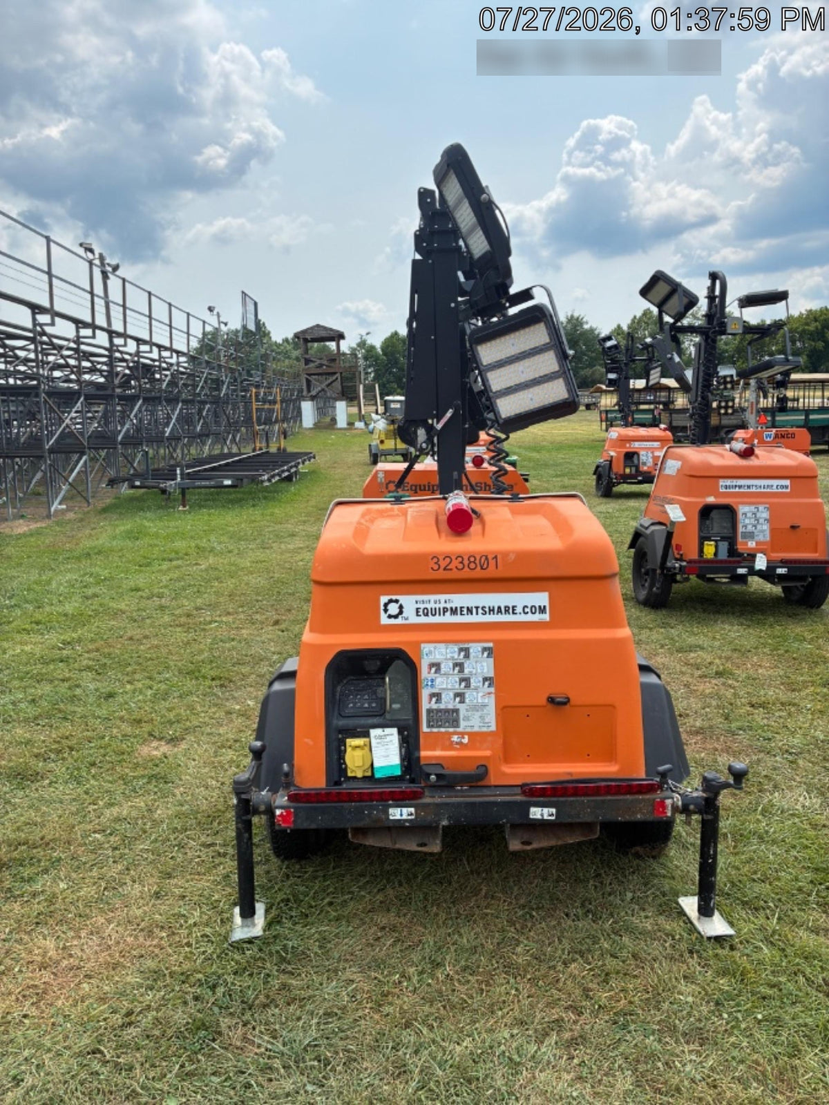 2023 Generac MLT2 Diesel, Flex Switch 120V Input, Powerzone Controller, (4) 320W LED Lights, 4kW Generator, 39.9 Gal Fuel Tank, 2" Ball, T3