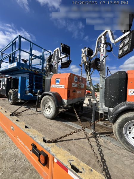 2023 Wanco WLTT-4MM4K Diesel, Deep Sea Controller, Shore Power Plug, Auto Start, (4) 350W LED Floodlights, 4kW Generator, 60 Gal Fuel Tank, 2" Ball, T3