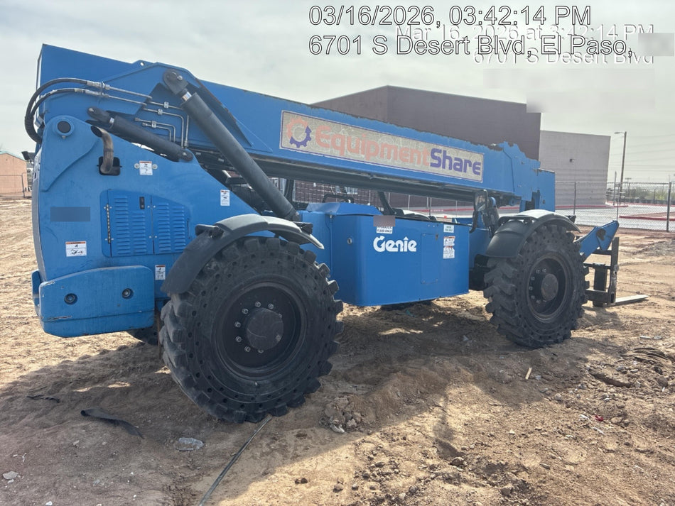 2018 Genie GTH-1056 Genie GTH-1056 w/ROPS, Work Lights, Solid Tires, RH Cab Mesh, Beacon, 60" Carriage and Forks