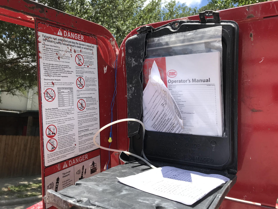 2019 MEC 1330SE Motion Alarm, Beacon, Includes MachineLink keypad and telematics device