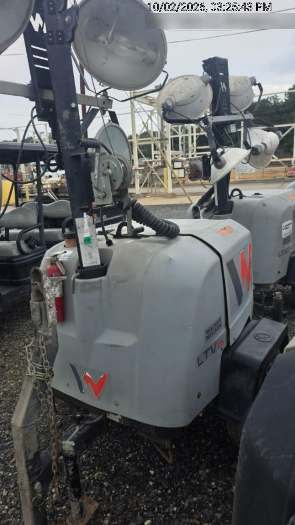 2019 Wacker Neuson LTV6L-MH Wacker Neuson LTV6L Mobile Light Tower w/Fuel Level Sensor Installed