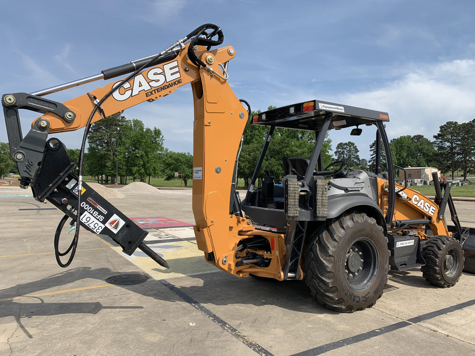 2020 Case 580N EP - Extendable Backhoe Canopy 4WD, Extendable Stick, Pilot Controls, 2 Way Hydraulics, Ride Control, TAG Manual QC