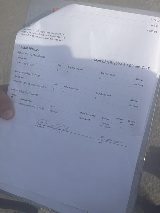 2021 MICHIGAN PNEUMATIC 750SS