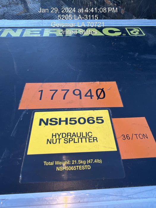 2021 ENERPAC NSH5065