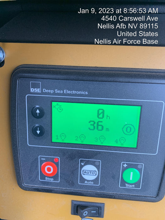 2022 Allmand NLV3GR (4) LED Light Fixture 350W, 23' Vertical Mast, 3kW Prime, Towable, ES Decals, T3