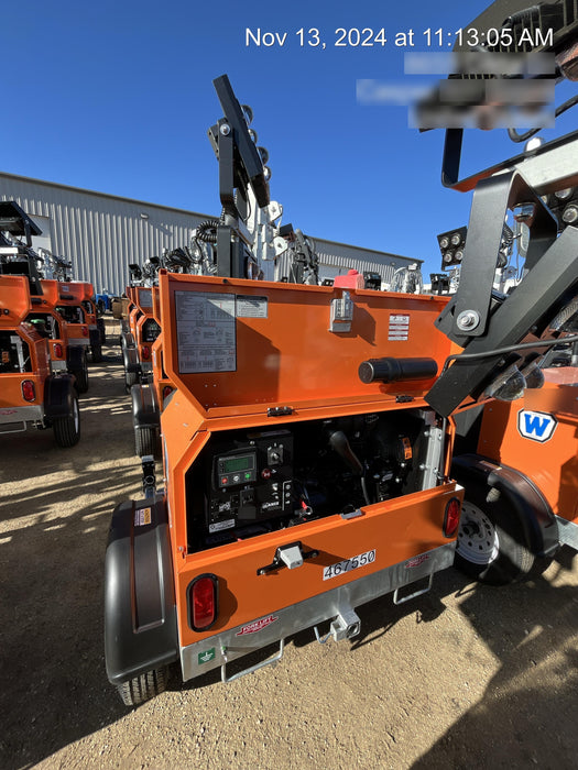 2024 Wanco WLTT-4MM4K Diesel, Deep Sea Controller, Shore Power Plug, Auto Start, (4) 350W LED Floodlights, 4kW Generator, 60 Gal Fuel Tank, 2" Ball, T3