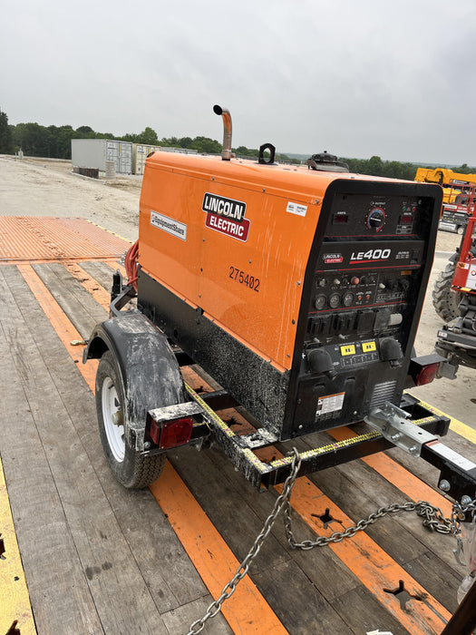 2022 Lincoln Electric LE400 Kubota V1505, Trlr, Cable Rack, Light Kit, ES Decals, T3