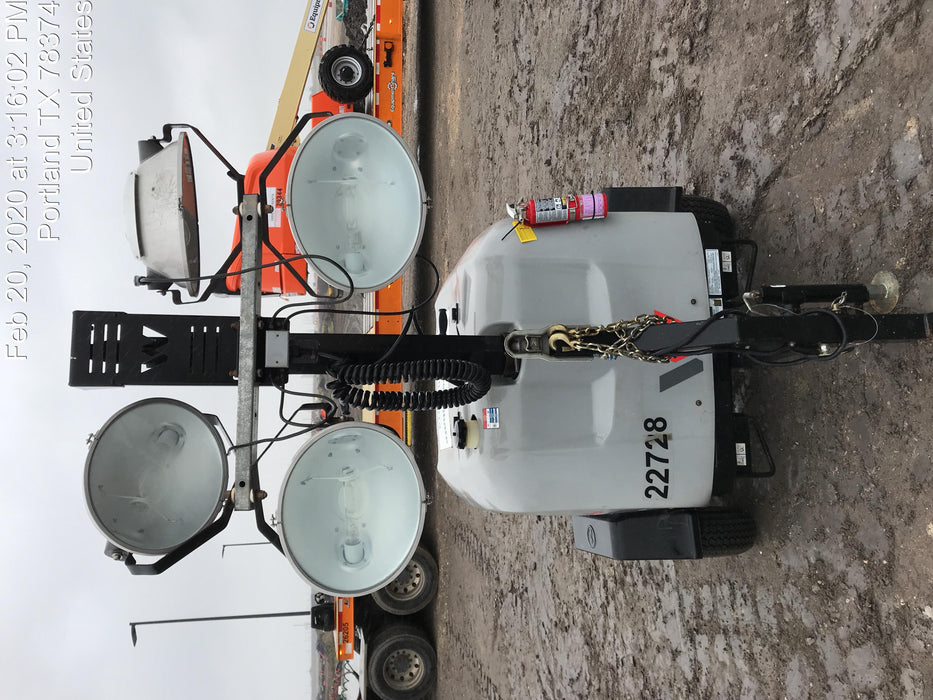 2019 Wacker Neuson LTV6L-MH Wacker Neuson LTV6L Mobile Light Tower w/Fuel Level Sensor Installed