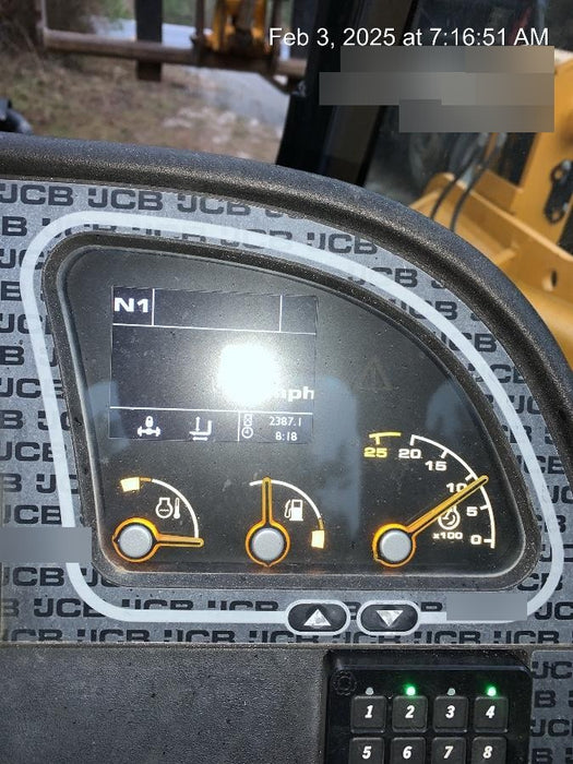 2020 JCB 509-42 Canopy, Solid Tires, Work Lights, Beacon, Aux Hydraulics, Back up Alarm, Lifting Eye, ES Decals