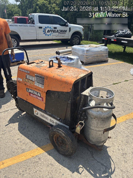 2021 Lincoln Electric Ranger 305 LPG LPG One-Pak (includes undercarriage, tank holder & tank strap) ORANGE
