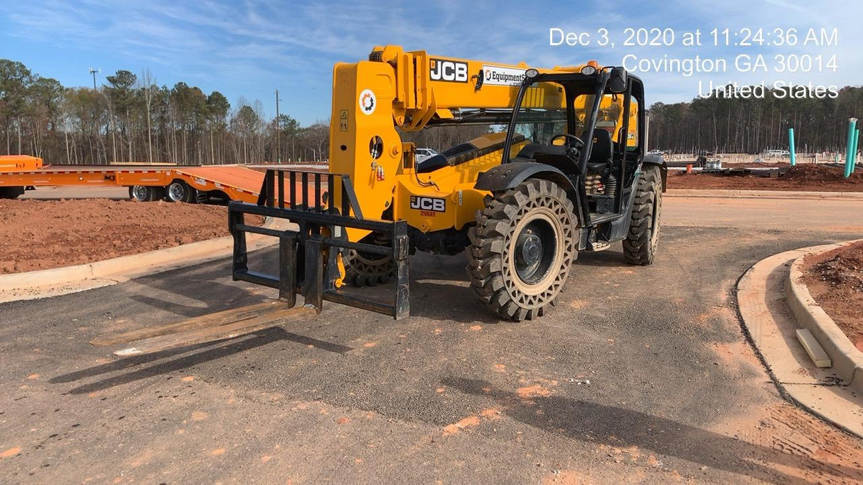 2020 JCB 509-42 Canopy, Solid Tires, Work Lights, Beacon, Aux Hydraulics, Back up Alarm, Lifting Eye, ES Decals