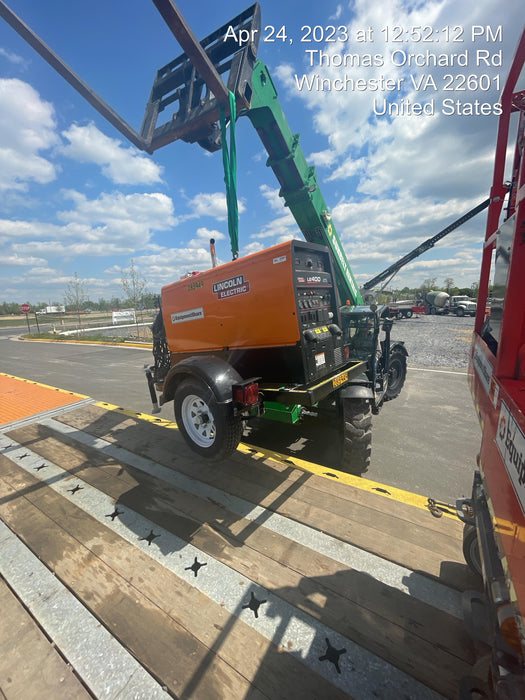 2022 Lincoln Electric LE400 Kubota V1505, Trlr, Cable Rack, Light Kit, ES Decals, T3