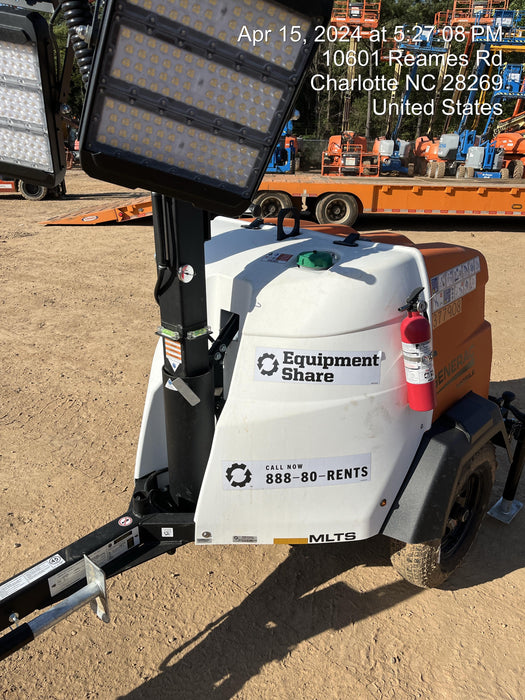 2023 Generac MLT2 Diesel, Flex Switch 120V Input, Powerzone Controller, 
(4) 320W LED Lights, 4kW Generator, 39.9 Gal Fuel Tank, 2" Ball, T3