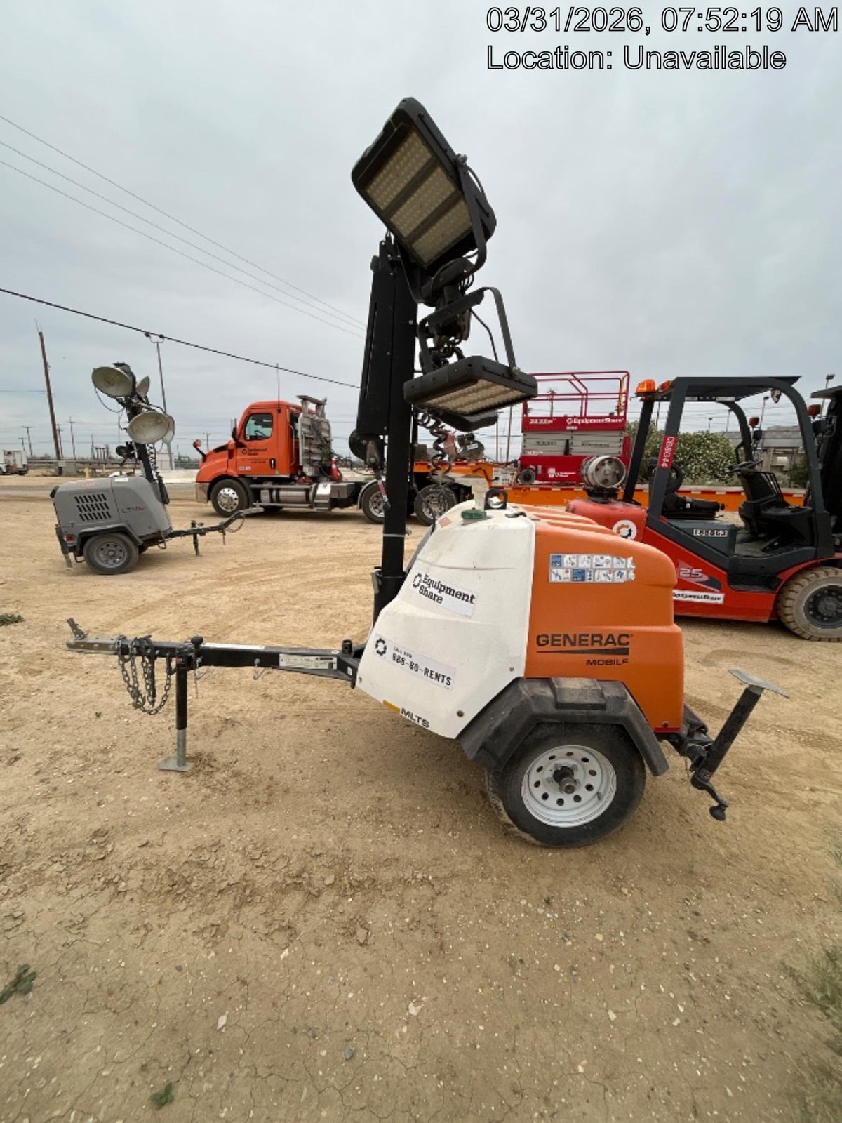 2023 Generac MLT2 Diesel, Flex Switch 120V Input, Powerzone Controller, (4) 320W LED Lights, 4kW Generator, 39.9 Gal Fuel Tank, 2" Ball, T3