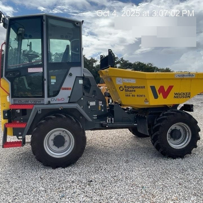 2025 WACKER NEUSON DV604 Cab Standard Tires