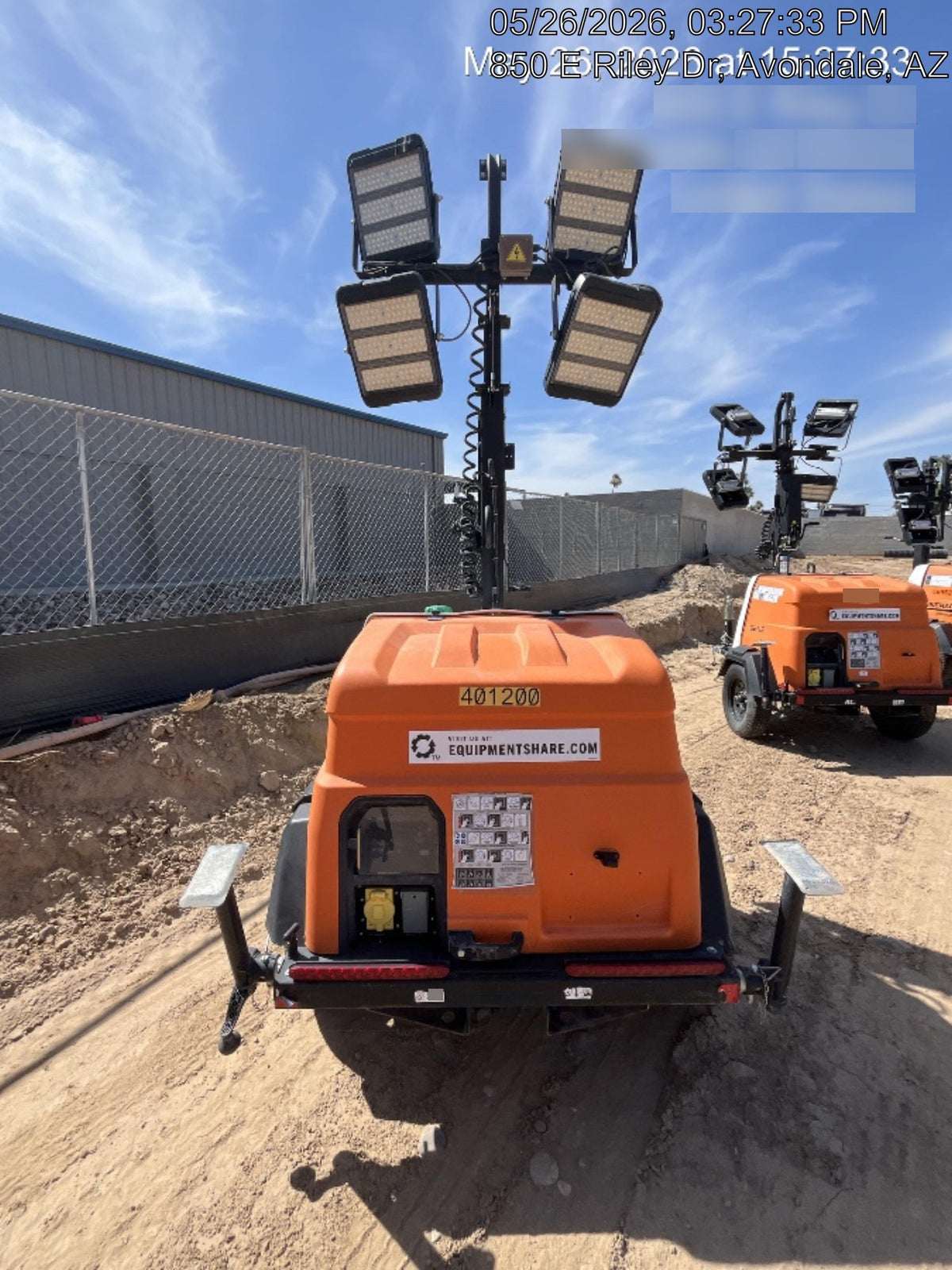 2024 Generac MLT2 Diesel, Flex Switch 120V Input, Powerzone Controller, 
(4) 320W LED Lights, 4kW Generator, 39.9 Gal Fuel Tank, 2" Ball, T3