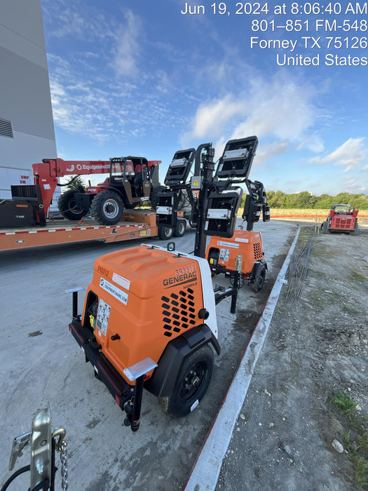 2024 Generac MLT2 Diesel, Flex Switch 120V Input, Powerzone Controller, 
(4) 320W LED Lights, 4kW Generator, 39.9 Gal Fuel Tank, 2" Ball, T3