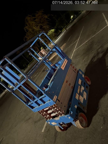 2020 Genie GS-1930 Solid Non Marking Tires, Beacon, Folding rails with half height swing gate, 800W Inverter