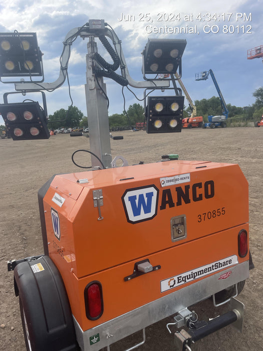 2023 Wanco WLTT-4MM4K Diesel, Deep Sea Controller, Shore Power Plug, Auto Start, (4) 350W LED Floodlights, 4kW Generator, 60 Gal Fuel Tank, 2" Ball, T3