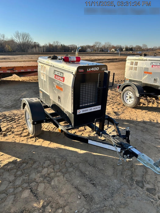 2024 Lincoln Electric LE400 Kubota V1505, Trlr, Cable Rack, Light Kit, ES Decals, T3