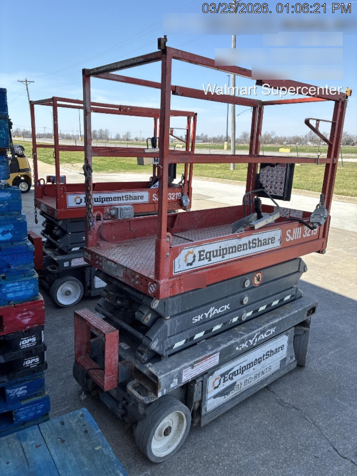 2019 Skyjack SJIII-3219 Standard Options, Trojan Batteries