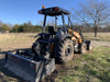 2019 Case 570N EP Canopy, 4WD, GP Front Bucket, Dual Tilt Cylinder, 84" Box Blade w/ Scarifier, Wheel Weights, Beacon