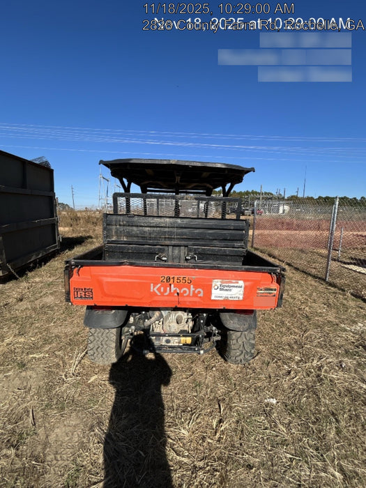 2022 Kubota RTV-X1140W-H Plastic Canopy, Windshield Acrylic Clear, LED Strobe Light, Wire Harness Kit, Back up Alarm