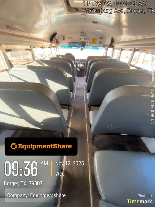 2012 BLUE BIRD 72 Passenger Bus